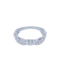 Elegant CZ Stone Silver Ring NSR-4181